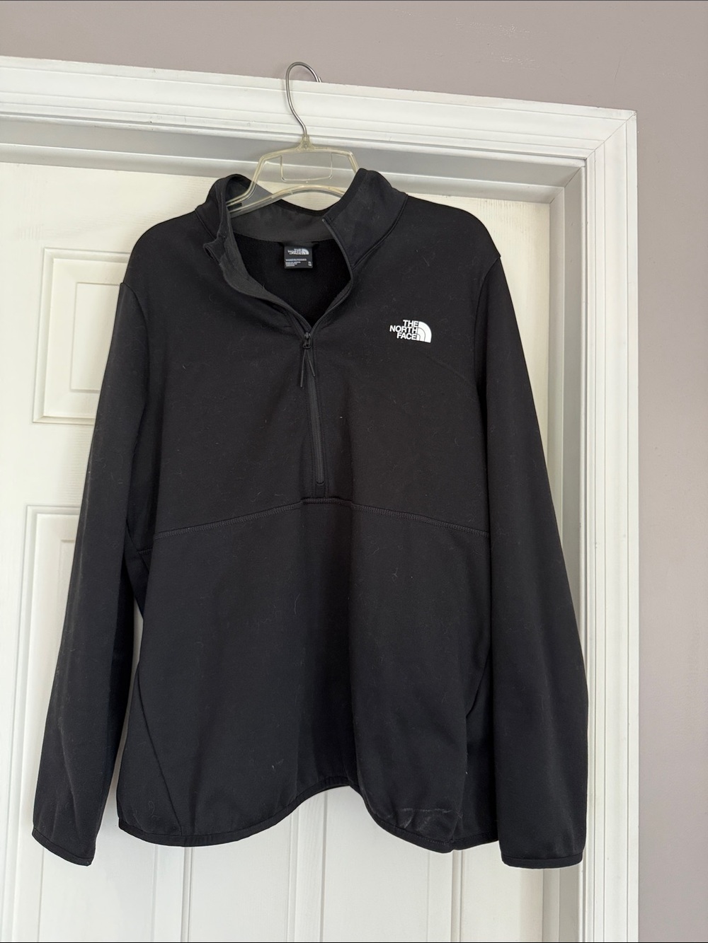 The North Face Black Half-Zip Fleece Pullover